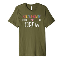 Ladda upp bild till gallerivisning, Second Grade Crew Teacher Rainbow Gift Shirt back To School 2360305
