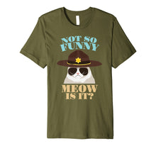 Ladda upp bild till gallerivisning, Funny shirts V-neck Tank top Hoodie sweatshirt usa uk au ca gifts for super state trooper cat shirt - not so funny meow is it gift Premium T-Shirt 1539828
