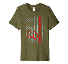 Ladda upp bild till gallerivisning, Patriotic ER Nurse 4th of July USA Flag Independence Day Premium T-Shirt 1536884
