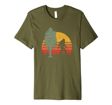 Ladda upp bild till gallerivisning, Funny shirts V-neck Tank top Hoodie sweatshirt usa uk au ca gifts for Retro Bigfoot Silhouette &amp; Sequoia T-Shirt - Believe! 1217855
