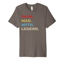 Ladda upp bild till gallerivisning, Mens Papa Man Myth Legend T-Shirt Gift for Father Dad Daddy Tee 102564
