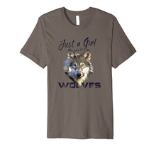 Ladda upp bild till gallerivisning, Funny shirts V-neck Tank top Hoodie sweatshirt usa uk au ca gifts for Just A Girl Who Loves Wolves TShirt Cute Wolf Gift for Girls Premium T-Shirt 3016324
