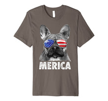 Ladda upp bild till gallerivisning, French Bulldog 4th of July T shirt Merica Men Women USA Flag Premium T-Shirt 959626
