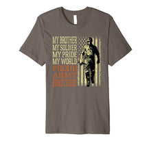 Ladda upp bild till gallerivisning, My Brother My Soldier Hero Military Proud Army Brother Gift Premium T-Shirt 856339
