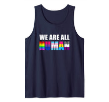Ladda upp bild till gallerivisning, WE ARE ALL HUMAN Flag LGBT Gay Pride Tank Top 98288
