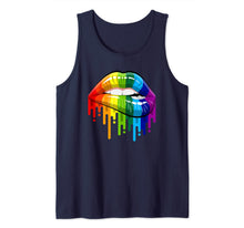 Ladda upp bild till gallerivisning, Lgbt Rainbow Lips Pride for Gay Homosexual Lesbian T-Shirt Tank Top 38578
