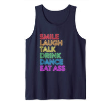 Ladda upp bild till gallerivisning, Smile Laugh Talk Drink Dance Eat Ass LGBT Gay Pride Tank Top 28714
