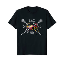 Ladda upp bild till gallerivisning, Funny shirts V-neck Tank top Hoodie sweatshirt usa uk au ca gifts for Boys Lacrosse Shirt Sticks Crossed Crab LAX Maryland Flag 1387527

