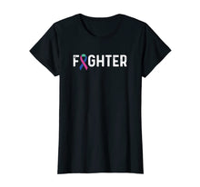 Ladda upp bild till gallerivisning, Funny shirts V-neck Tank top Hoodie sweatshirt usa uk au ca gifts for Thyroid Cancer Awareness Products Ribbon Fighter T-Shirt 1982097
