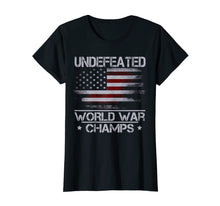 Ladda upp bild till gallerivisning, Funny shirts V-neck Tank top Hoodie sweatshirt usa uk au ca gifts for Undefeated World War Champ T Shirt - Patriotic US Flag Gifts 3042988
