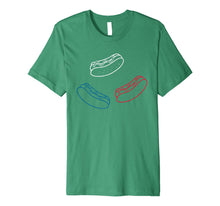 Ladda upp bild till gallerivisning, Red White Blue Hot Dogs Food USA American 4th of July Gift Premium T-Shirt 1488009
