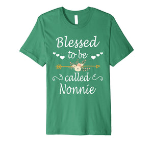 Funny shirts V-neck Tank top Hoodie sweatshirt usa uk au ca gifts for Blessed To Be Called Nonnie Shirt Mothers Day Gifts 730523