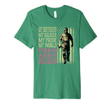 Ladda upp bild till gallerivisning, My Boyfriend My Soldier Hero Proud Army Girlfriend Lover Premium T-Shirt 892072
