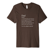 Ladda upp bild till gallerivisning, Mens Christian Dad Definition Father's Day Shirt 143349

