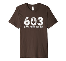 Ladda upp bild till gallerivisning, Funny shirts V-neck Tank top Hoodie sweatshirt usa uk au ca gifts for Live Free or Die: 603 tree New Hampshire adventure T-shirt 2290958
