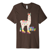Ladda upp bild till gallerivisning, Funny shirts V-neck Tank top Hoodie sweatshirt usa uk au ca gifts for Retro llama Roller Skate Derby 70s 80s Gift girl Premium T-Shirt 1363798
