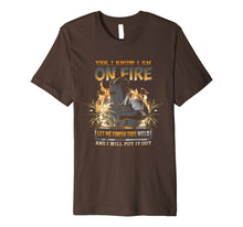 Ladda upp bild till gallerivisning, Funny shirts V-neck Tank top Hoodie sweatshirt usa uk au ca gifts for Welder T-Shirt Funny I Am On Fire 2075708

