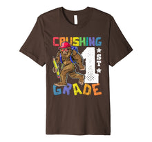 Ladda upp bild till gallerivisning, Crushing 1st Grade Bigfoot Backpack Back to School Shirt Boy 9264004
