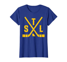 Ladda upp bild till gallerivisning, Vintage St. Louis Ice Hockey Sticks State Outline Shirt 151314
