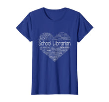 Ladda upp bild till gallerivisning, Funny shirts V-neck Tank top Hoodie sweatshirt usa uk au ca gifts for School Librarian Heart T-Shirt 1362509
