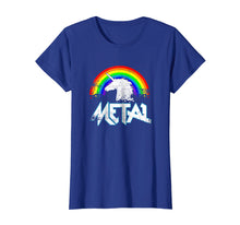 Ladda upp bild till gallerivisning, Metal Unicorn Funny Rocker Music Band Festival T Shirt Gift

