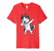 Ladda upp bild till gallerivisning, Funny shirts V-neck Tank top Hoodie sweatshirt usa uk au ca gifts for Dabbing Siberian Husky T shirt Boys Dab Dance Puppy Lover 3402978
