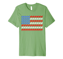 Ladda upp bild till gallerivisning, Poodle 4th of July USA American Flag Patriotic Men Women Dog Premium T-Shirt 427160
