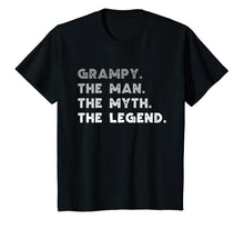 Ladda upp bild till gallerivisning, Grampy The Man The Myth The Legend Grandpa Grampy T-Shirt 164924
