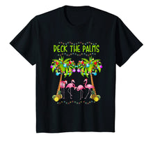 Ladda upp bild till gallerivisning, Funny shirts V-neck Tank top Hoodie sweatshirt usa uk au ca gifts for Deck the Palms Merry Flamingo Christmas T-shirt | funny tees 1348776

