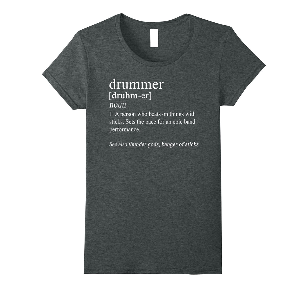 Funny shirts V-neck Tank top Hoodie sweatshirt usa uk au ca gifts for Funny Drummer Shirts Drum Gifts Drumming Definition T Shirt 1776592