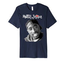 Ladda upp bild till gallerivisning, Poetic Justice Tupac Smiling Portrait Premium T-Shirt 114546
