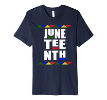 Ladda upp bild till gallerivisning, Juneteenth Independence Day Retro Celebration Premium T-Shirt 602493
