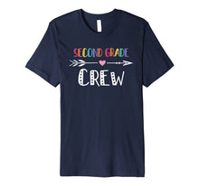 Ladda upp bild till gallerivisning, Second Grade Crew Teacher Rainbow Gift Shirt back To School 2360305
