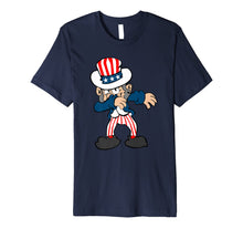 Ladda upp bild till gallerivisning, Dabbing Uncle Sam Fourth of July USA Flag Labor Memorial Day Premium T-Shirt 1905966
