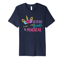 Ladda upp bild till gallerivisning, Second Grade Unicorn Back to School Girls 2nd Grade Shirt 9272551
