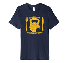 Ladda upp bild till gallerivisning, Funny shirts V-neck Tank top Hoodie sweatshirt usa uk au ca gifts for I Like Exercise Because I Love Eating Workout Funny T Shirt 1187170
