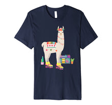 Ladda upp bild till gallerivisning, Funny shirts V-neck Tank top Hoodie sweatshirt usa uk au ca gifts for Retro llama Roller Skate Derby 70s 80s Gift girl Premium T-Shirt 1363798
