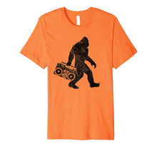Ladda upp bild till gallerivisning, Retro Bigfoot Boom Box Silhouette T-Shirt - Believe! 324895
