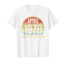 Ladda upp bild till gallerivisning, April 1970 Limited Edition 50 Year Old Gifts 50th Birthday TShirt394651
