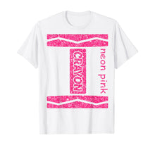 Ladda upp bild till gallerivisning, Neon Pink Crayon Halloween Couple Friend Group Costume Shirt 80885
