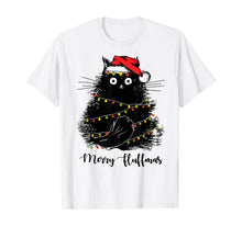 Ladda upp bild till gallerivisning, Funny shirts V-neck Tank top Hoodie sweatshirt usa uk au ca gifts for Merry Fluffmas Cats With Santa Hat Merry Christmas Gifts T-Shirt 240498
