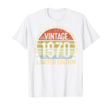 Ladda upp bild till gallerivisning, 50 Year Old Gifts Vintage 1970 Limited Edition 50th Birthday T-Shirt-145786
