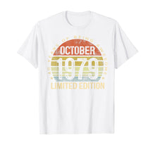 Ladda upp bild till gallerivisning, Born October 1979 Limited Edition Bday Gifts 40th Birthday T-Shirt 30861
