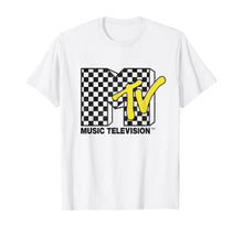 Ladda upp bild till gallerivisning, Checkered MTV Logo Checkerboard Print T-Shirt 112178
