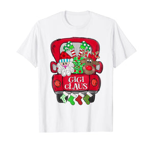 Funny shirts V-neck Tank top Hoodie sweatshirt usa uk au ca gifts for Gigi Claus Truck Christmas Santa Reindeer Pajama Gifts T-Shirt 637932