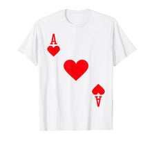Ladda upp bild till gallerivisning, Funny shirts V-neck Tank top Hoodie sweatshirt usa uk au ca gifts for Ace of Hearts Costume T-Shirt Halloween Deck of Cards 1384310
