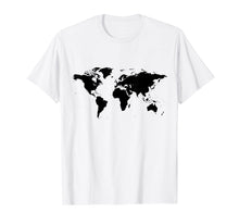 Ladda upp bild till gallerivisning, Funny shirts V-neck Tank top Hoodie sweatshirt usa uk au ca gifts for World Map t-shirt Black Silhouette Countries Continents 1204151
