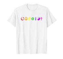 Ladda upp bild till gallerivisning, Funny shirts V-neck Tank top Hoodie sweatshirt usa uk au ca gifts for Respect All Religions T-Shirt - Coexist Tshirt - Love Tee 661415
