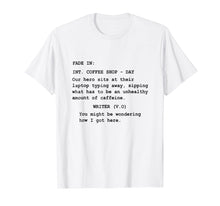 Ladda upp bild till gallerivisning, Funny shirts V-neck Tank top Hoodie sweatshirt usa uk au ca gifts for Funny Shirt for Screenwriter Writing in Coffee Shop Script 274743
