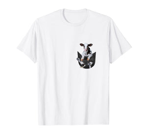 Cow Inside Pocket Funny T-Shirts Lover Dog Cute Gifts Tee 688705